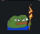 'Torch pepe' emote used on Sanchez's DLive channel