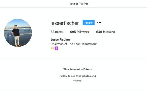 Current CRU-ASU President Jesse Fischer's instagram contains a reference to Fuentes's America First show.